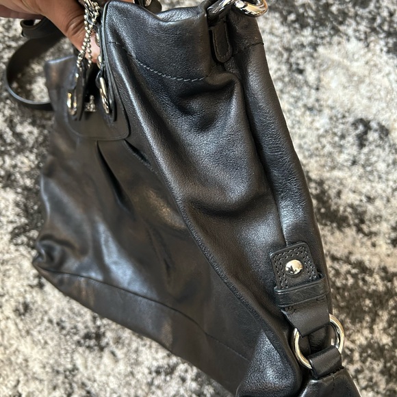 Women’s Coach Black Leather Handbag - Picture 10 of 14